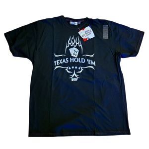 NWT world Poker Tour Texas Hold Em Tshirt